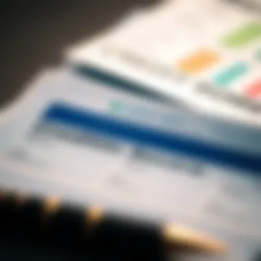 A close-up of a credit score report