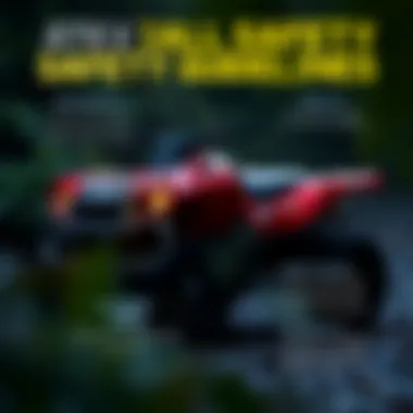 Essential ATV Safety Guidelines Infographic illustrating ATV safety measures and regulations