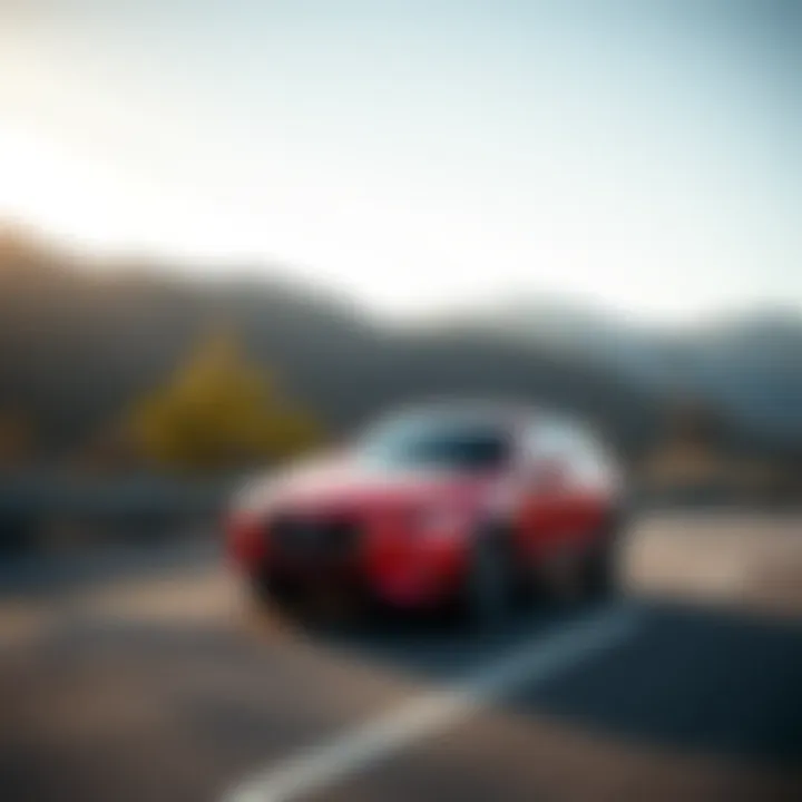 Mazda CX-3 on a scenic drive highlighting fuel efficiency