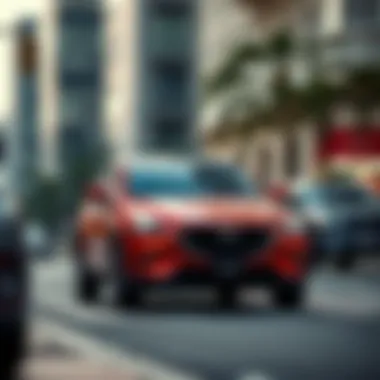 Mazda CX-3 in urban setting