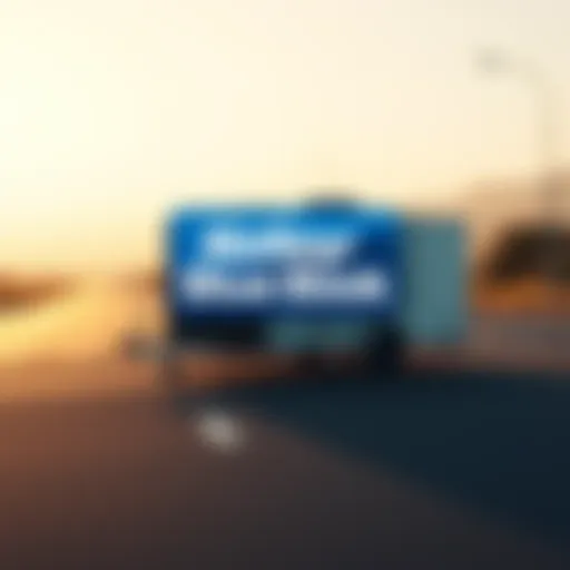 Kelley Blue Book logo with trailer illustration