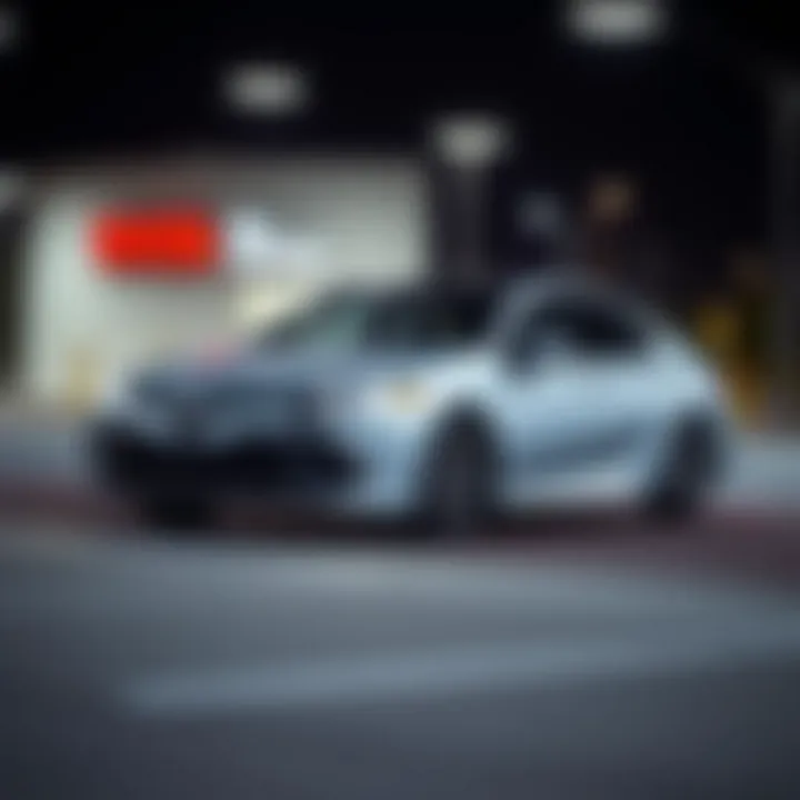 Toyota Camry safety features illustration