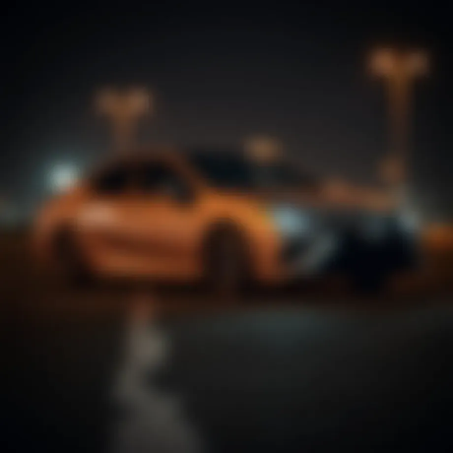 Stylish exterior design of the Toyota Camry