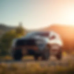 Dodge Durango RT parked in a scenic location