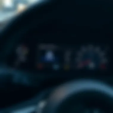 Performance dashboard displaying dynamic driving features of the VW CC R-Line