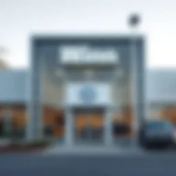 Exterior view of Winn VW dealership showcasing the entrance